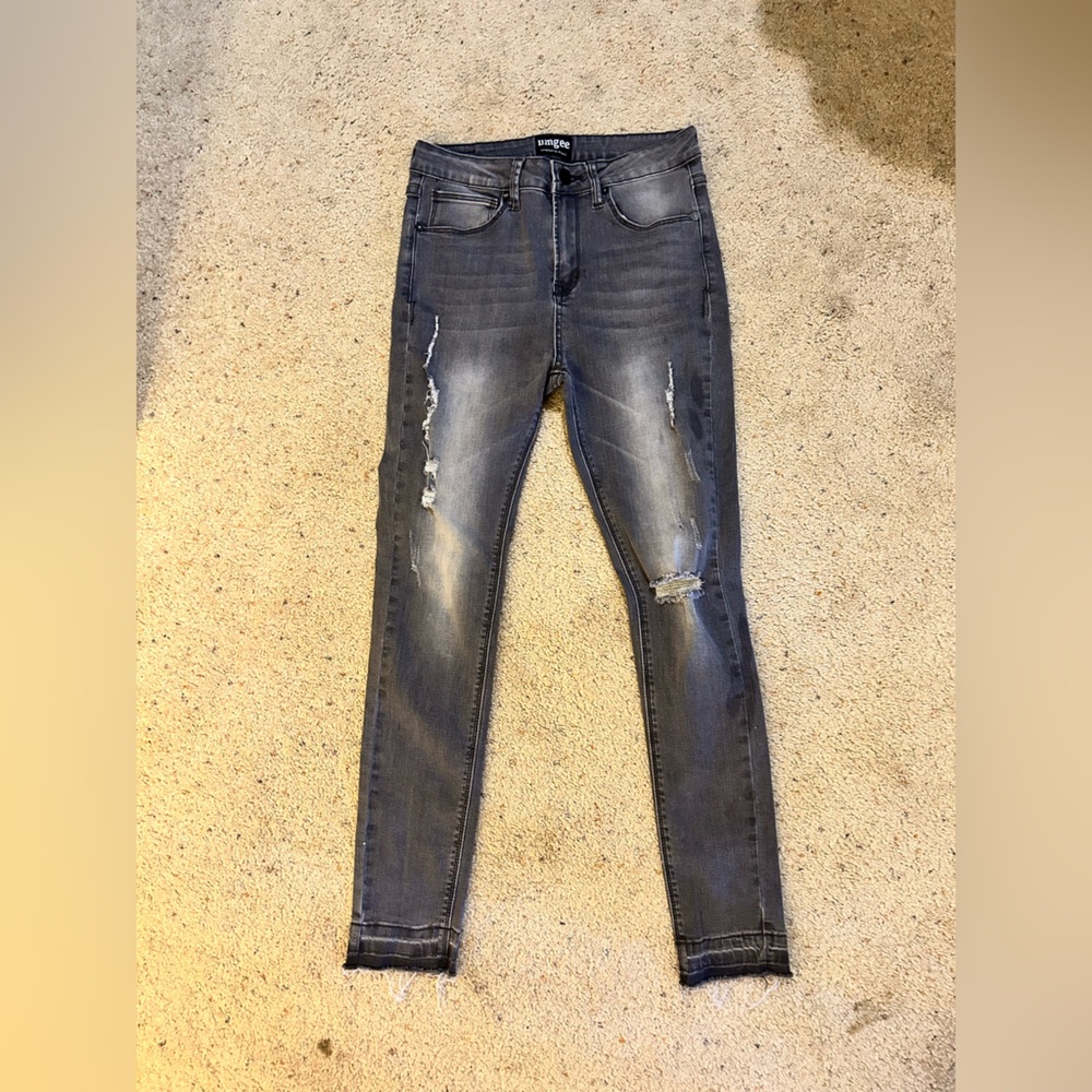 Umgee Dark Gray Denim Jeans